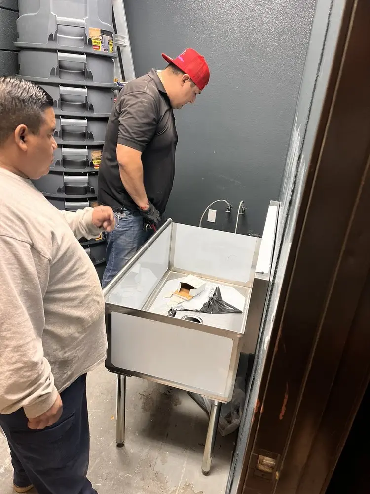 Commercial plumbing and sink installation in Southwest